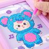 2 комплекта Labubu Baby Three Diamond Painting Cartoon Full Diamond Mosaic 5D Diy Cross Stitch Kits Diamond Art Home Decor With Frame