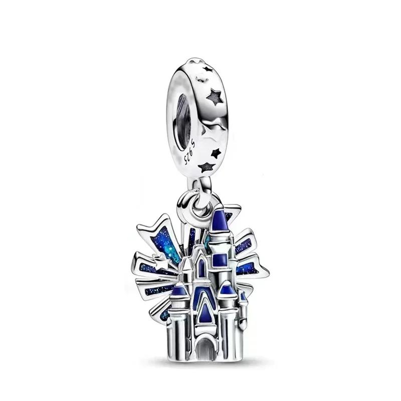 Новая Медная Архитектура Башня Замка Колесо Обозрения Шарм Подходит для Оригинальных Подвесок Браслетов Ожерелья Женщины DIY Ювелирные Изделия