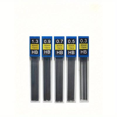 Автоматический грифель для 0.3/0.5/0.7/0.9/1.3 размера, механический карандаш с полимерным стержнем, плавное письмо и рисование, письмо не склонно