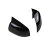 Gloss Black Ox Horn Rearview Mirror Lid Cover Trim For 11-21 Jeep Grand Cherokee