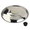 32cm Stainless Steel Lid Perfect for Flat Pans Woks Milk Pans Dishwasher Safe