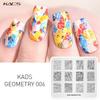 Geometry 006 Streak Line Nail Stamping Plates Template Nail Art Stamp Nails Manicure Tools