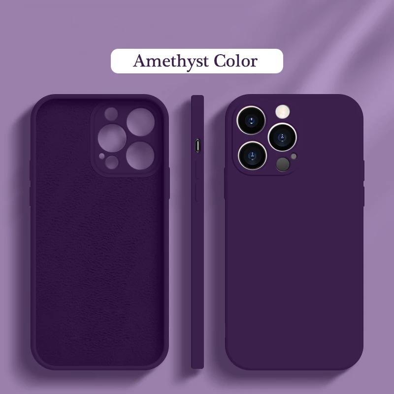 Роскошный официальный жидкий силиконовый чехол для телефона iPhone 16 15 14 13 11 12 Pro Max 16 Plus ультратонкий нескользящий чехол