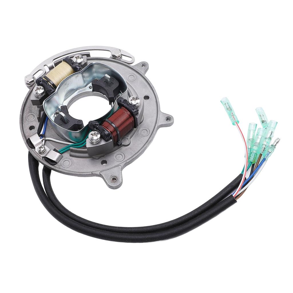 Boat Motor Coil Base Assy Aluminum Iron Improve Startup Efficiency 69P 85560 00 for 2 Stroke 25 30 HP Outboard Engine