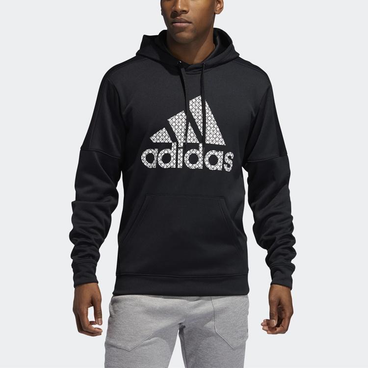 Мужской спортивный пуловер adidas для тренировок, черный, FR8272