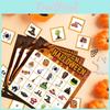 Halloween Theme Bingo Game Set With Call Cards And Decorations For Party Entertainment