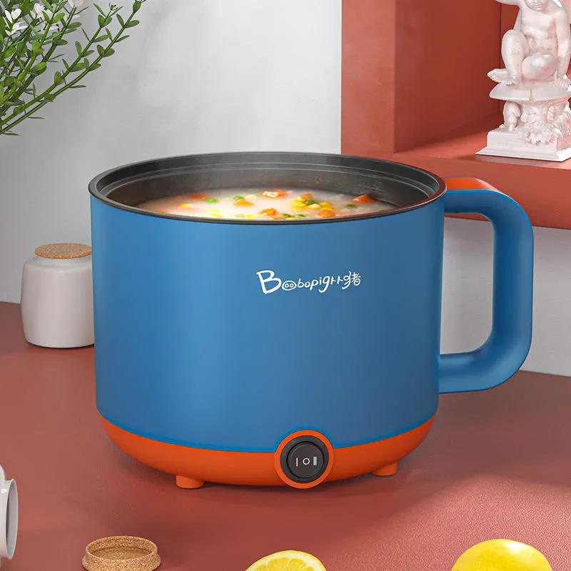 Электрическая сковорода, студенческая кастрюля, общежитие, многофункциональный электрический вок, одна сковорода с антипригарным покрытием, маленькая электрическая кастрюля