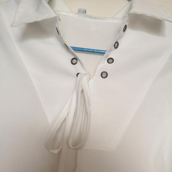 Мужская рубашка с воротником-стойкой и длинным рукавом, бандажная однотонная рубашка рыцаря на Хэллоуин, средневековая одежда, костюм для косплея