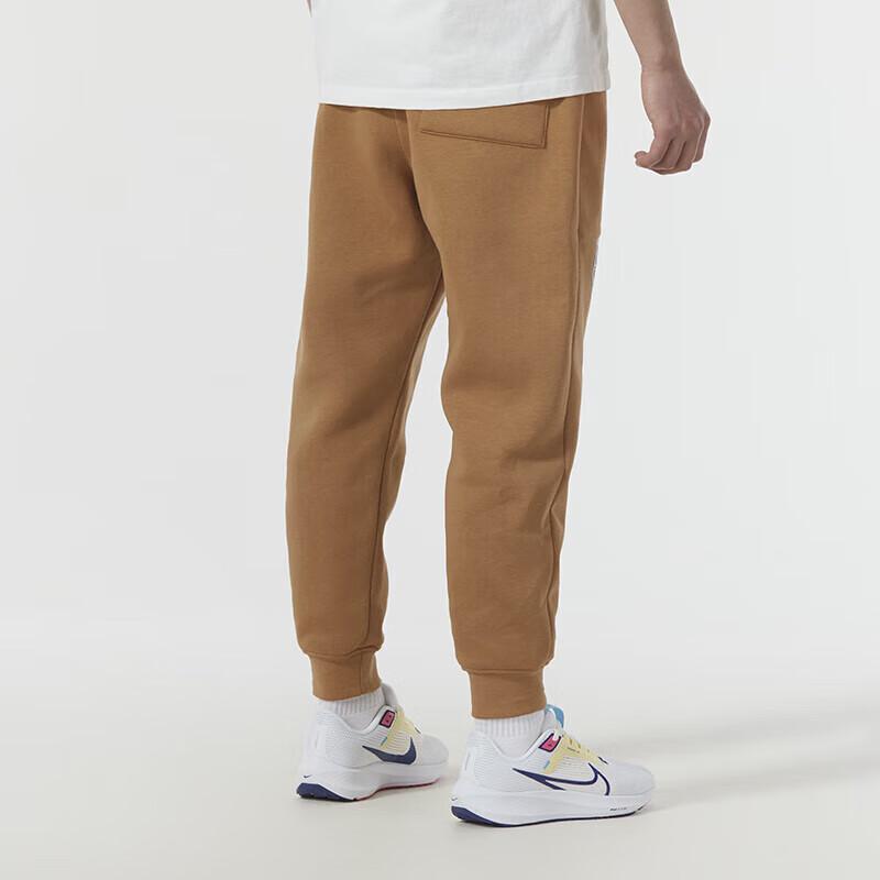 Jordan Трикотажные штаны Jogger Knit со шнуровкой и принтом, мужские низы, темно-коричневые, FN4620-231