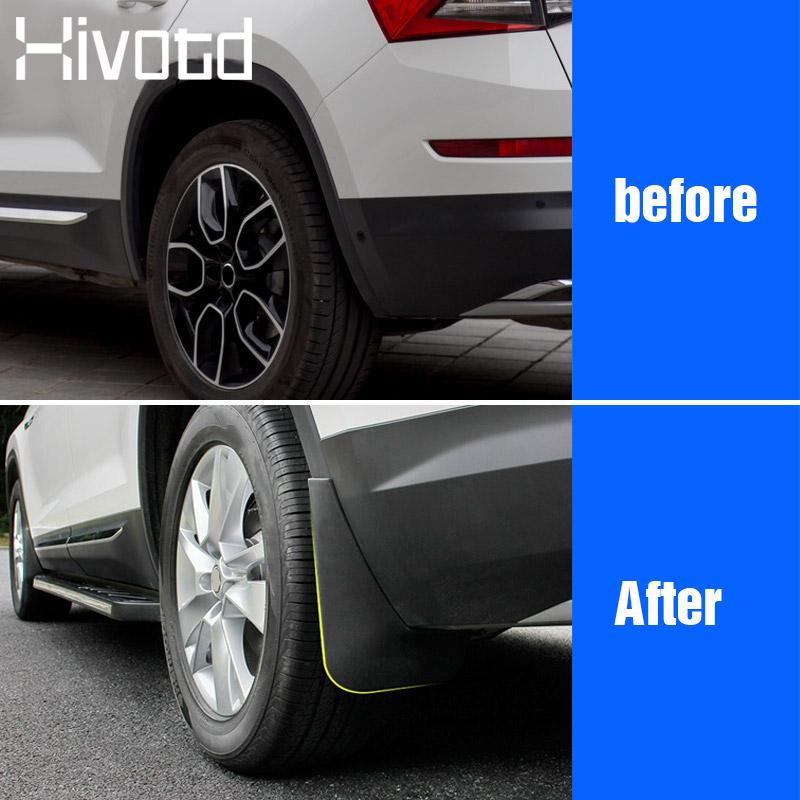 Hivotd для Skoda Kodiaq, автомобильный Стайлинг, крыло, защита от брызг, накладка, брызговики, аксессуары для внешней защиты, 2017