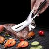 304Stainless Steel Steak Spatula Barbecue Clip Grilled Fish Clip Food Clip Kitchen Bread Pancake Korean Barbecue Fish