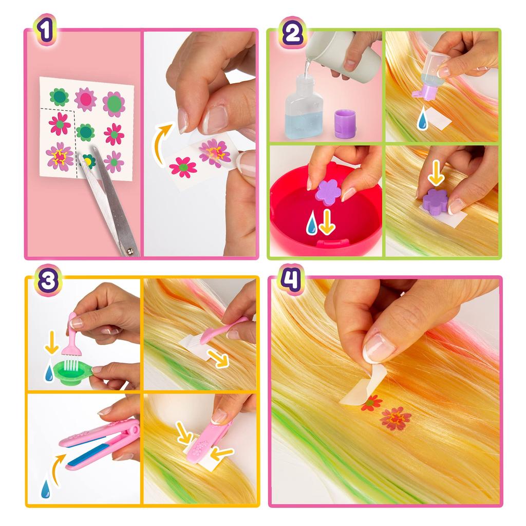 VIP Pets Spring Vibes Series Includes 1 VIP Pet 9 and 6 Hair Styling Accessories Girls and Children Ages 3 and Up - - Doll, Surprises,