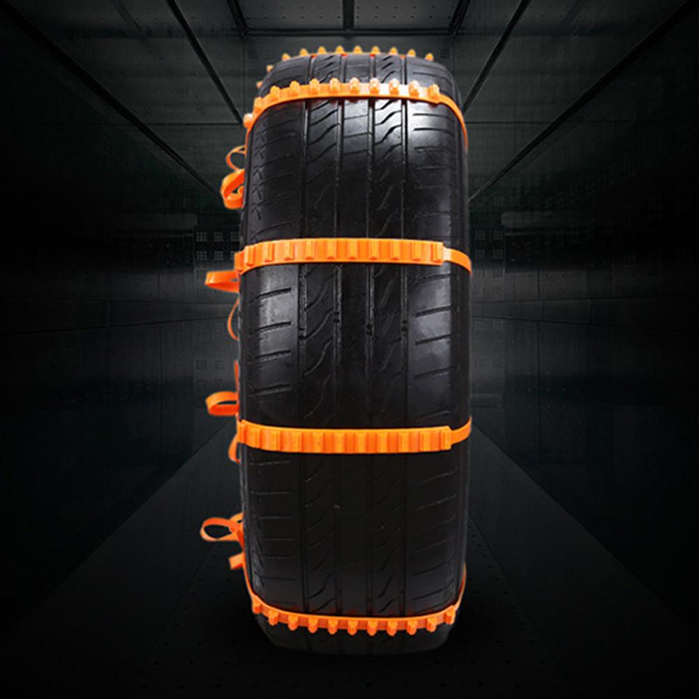 20Pcs Emergency Traction Snow Mud Tire Chains Anti Skid Snow Chains for SUV Car Driving