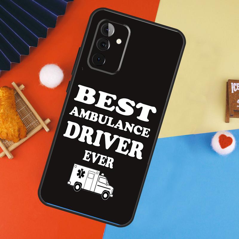 Чехол для Samsung Galaxy A13 A23 A33 A53 A15 A25 A35 A55 A51 A71 A12 A32 A52 A14 A34 A54 с надписью EMT EMS Ambulance