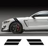 Автомобильная двойная полоса на капот, крыло, бок для Ford Mustang GT500 GT350 GT, спортивные виниловые полосы, комплект декоративных наклеек