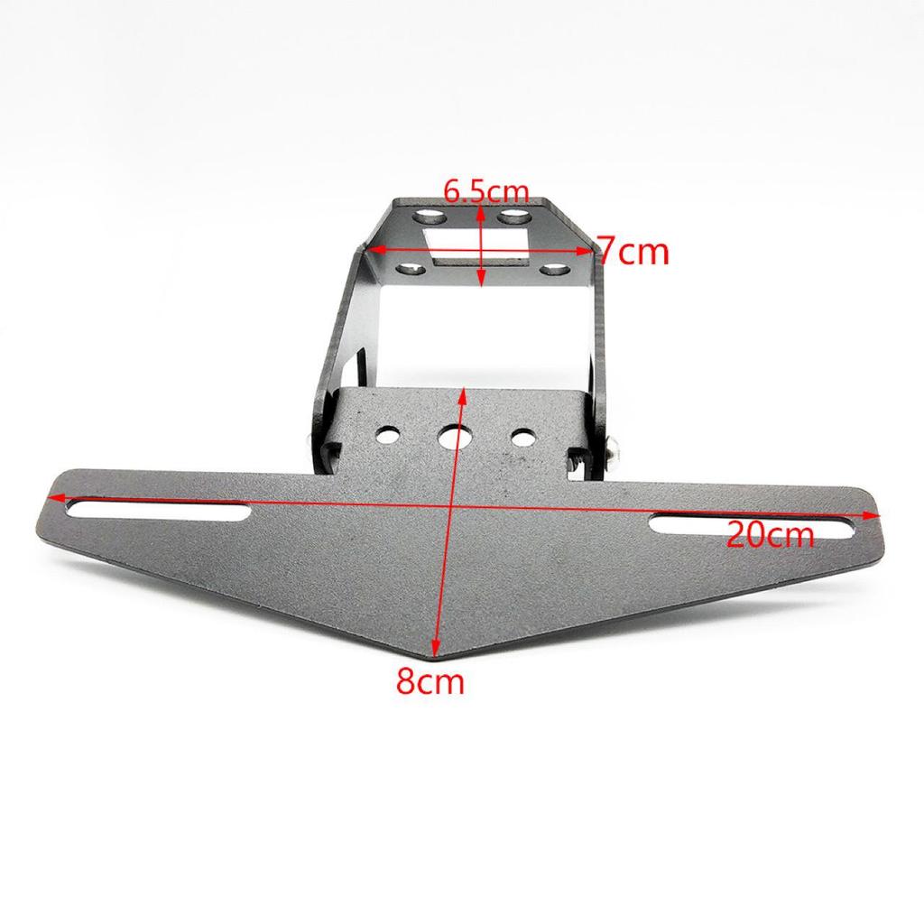 Складной задний держатель номерного знака с подсветкой для мотоциклов NINJA250 Z900