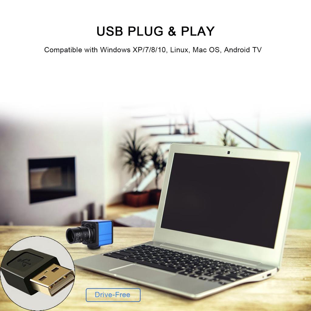 Aibecy 1080P HD Camera Computer Camera Webcam 2 Megapixels 5X Optical Zoom 155 Degree Wide Viewing