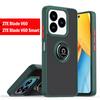 Ударопрочный Бронированный Чехол Funda для ZTE Blade V60 Умный Чехол Полупрозрачный Матовый Кольцо-Держатель Чехол для Телефона для ZTE Blade V60 Чехол