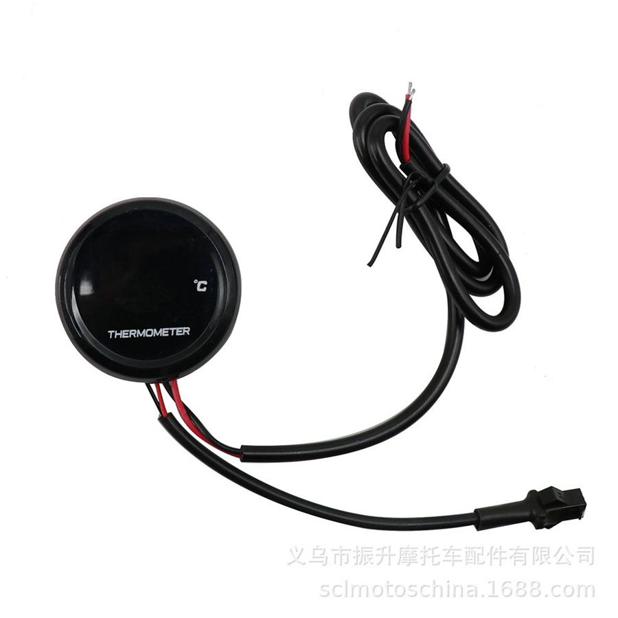 Universal 0°C-120°C Motorcycle Motorbike Thermometer Instruments Water Temperature Gauge Digital Display Meter