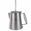 Tenmak Design Stainless Steel Kettle, 2.0L, for Outdoor Camping, Bonfire Use, Direct Fire, with Lid, Camp Cooking