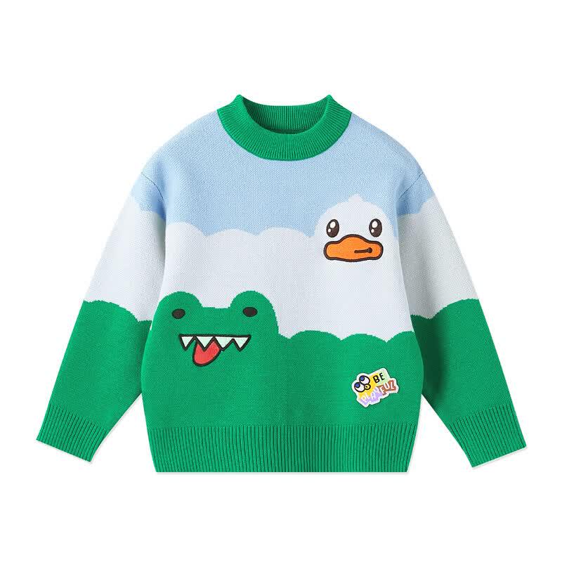 Повседневный вязаный свитер для мальчиков B.Duck