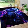 Custom Name Llama Party Invitation Carpet Rug Customizable Soft Washable Anti-Slip Home Living Room Sofa Mats Personalized Rug. 0909166