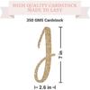 Pre-strung Just Married Banner - No DIY - Gold Glitter Wedding Party Banner in Script - Pre-strung Garland on 6 ft Strand - Gold Wedding Reception