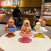 1PC Car Interior Capybara Decoration Capybara Car Buddy Creative Spring Capybara Shaking Head Dashboard Figurine Ornament