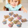 Деревянная Корова для Детей Цифровое Сочетание Цветов Когнитивное Раннее Образование Творческие Веселые Пазлы Родительско-Детские Игрушки
