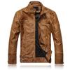 Winter Brand Leather Jacket Men Slim Collar Jaqueta Couro Bomber Jacket Faux Leather Fur Coat 