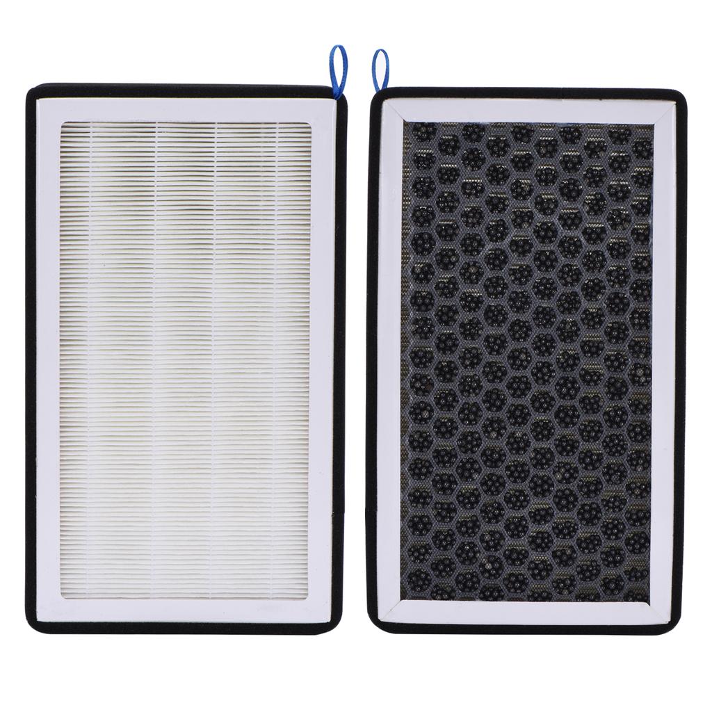 For Tesla Model 3 Model Y HEPA Activated Carbon Air Filter Auto Air Conditioner Filter Element Replacement Kit Cabin Air-Filters