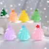 Светящиеся елочные украшения, растения, микроландшафтная фигурка, светящаяся миниатюрная статуэтка, горшечные мини-садовые аксессуары