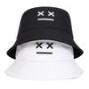 Unisex Smiley Face Fisherman Hat Fashion Flat Top Sunscreen Beach Cap Hip Hop Caps Sports Hats Bucket Hat