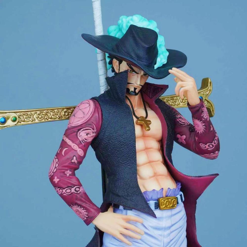 30 см/11,81 дюйма Аниме One Piece Фигурка Дракуль Михоук Фигурки Действия ПВХ Статуэтка Настольное Украшение Коллекционная Модель Игрушки Подарки Подвижная Артикулированная Масштаб
