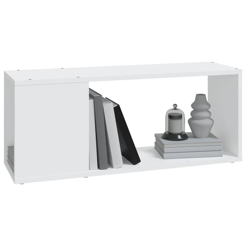 TV Stand White 80 x 24 x 32 cm Engineered Wood