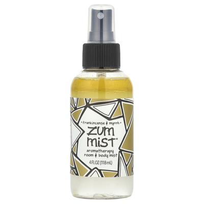 ZOOM MIST, Ароматерапевтический спрей для комнаты и тела, Ладан и Мирра, 4 жидких унции
