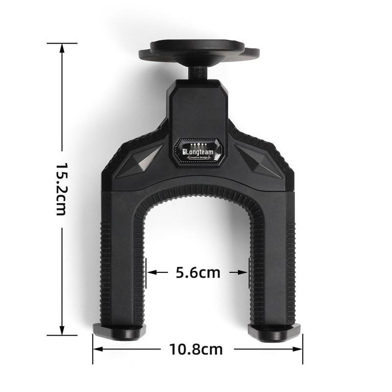 Wall-Mounted Self-Locking Wooden Guitar Hanger for Electric and Acoustic Guitars