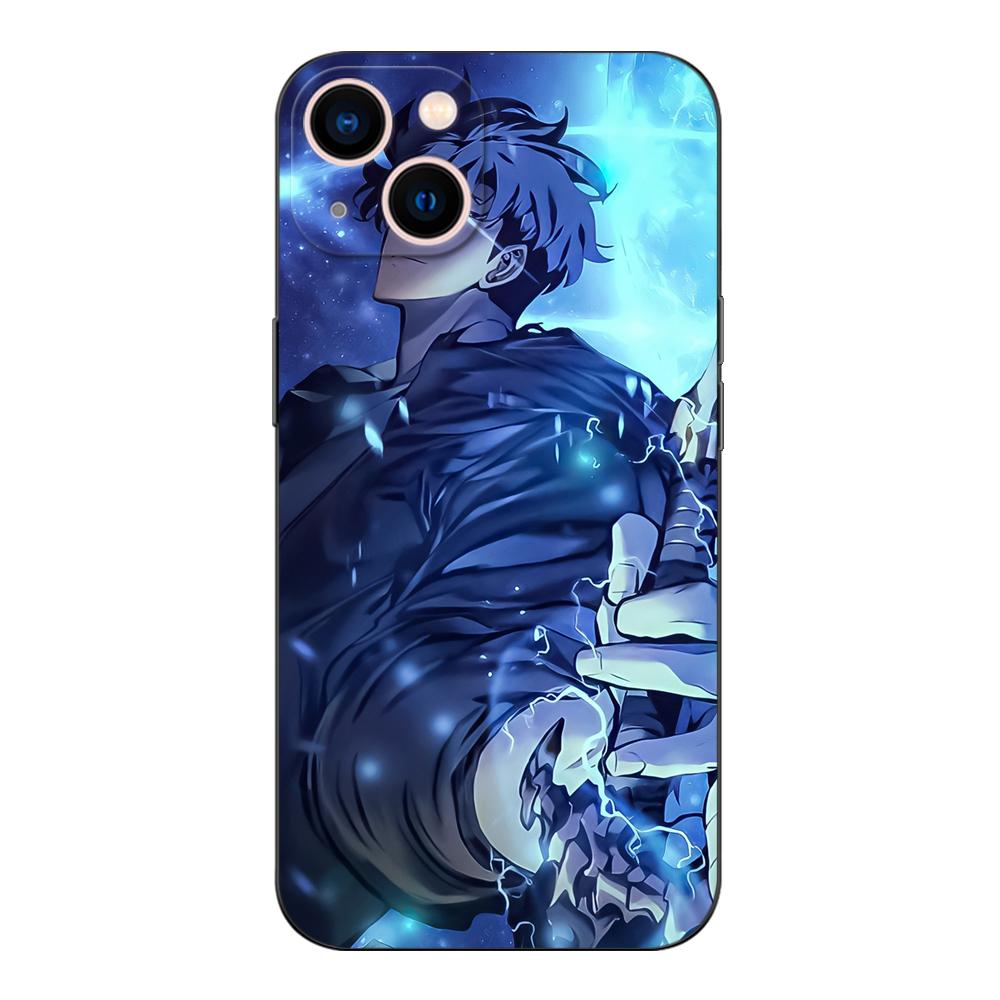 Черный ТПУ Чехол Для OPPO Reno 7 7Z 8 Lite 4G 5G PRO F11 F17 F15 F19 F19S F21 solo leveling Sung-Jin-Woo