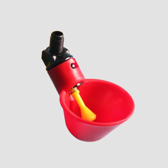 10Pcs Water Bowl High Capacity No-Spill Plastic Automatic Animal Drinking Feeder for Chicken