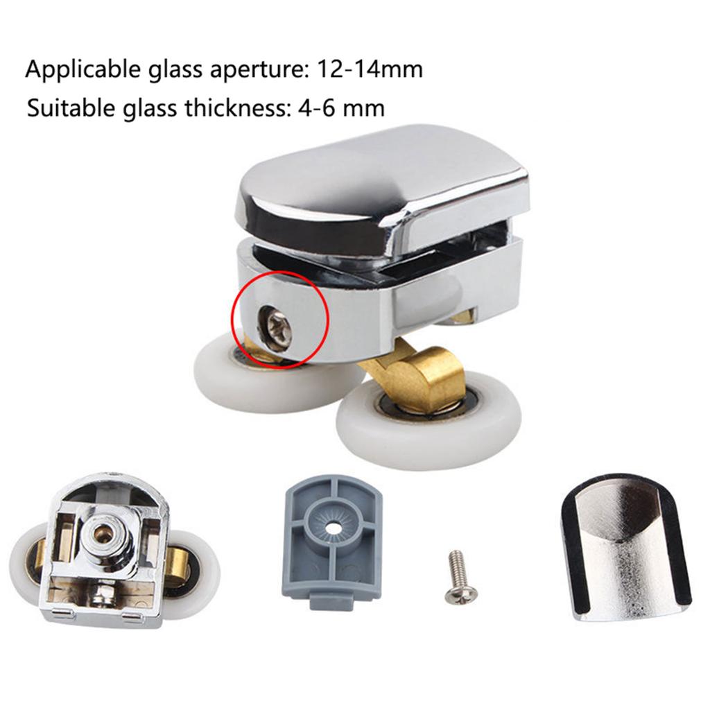 Shower Door Wheels Sliding Glass Door Pulleys Replacement Bearing Rollers Runner Shower Room Cabins Swinging Pulley