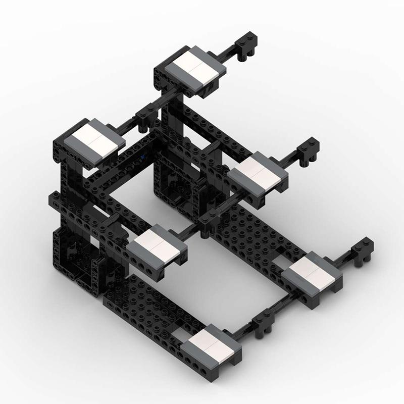 DIY Технический MOC Скоростные Транспортные Средства Спортивный Автомобиль Стенд Speed 8 Стенд для Демонстрации Автомобилей Парковочное Место Набор Строительные Блоки Игрушки