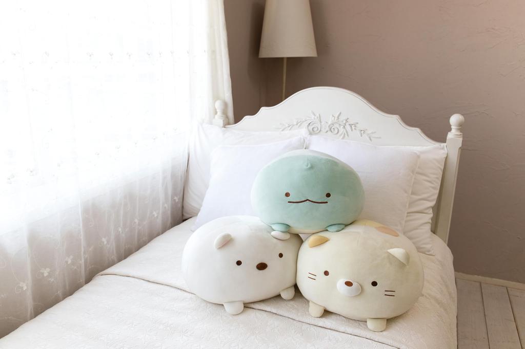 MR78001 Подушка Sumikko Gurashi Super Mochimochi Daifuku Белый медведь