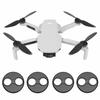 Kiowon Aluminum Alloy Motor Protective Covers for DJI Mini 4 Pro, Mini 3, Mini 3 Pro, Mini SE, and Mavic Mini Drones (4-Pack, Black)