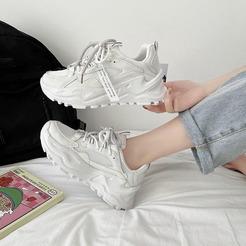 2024 Осенние женские кроссовки из искусственной сетки, удобные и дышащие кроссовки для бега, женская вулканизированная обувь, женская обувь