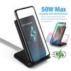 New 50W Qi Wireless Fast Charger Phone Induction Charging Station for Iphone 14 13 12 11 Pro X Xs Xr 8plus 8 SamsungS22 S21 S20 S10 S9 Huawei Xiaomi