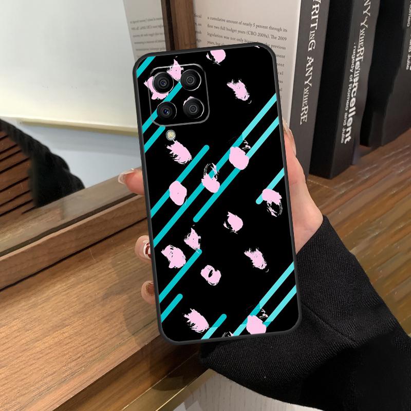 Чехол с принтом в горошек, полосками, абстрактным искусством для Samsung Galaxy M31 M21 M11 M20 M23 M54 M14 M34 M13 M52 M32 M12 M16 M36 M56 M15 M55
