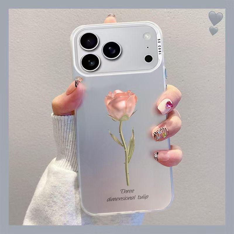 Чехол для iPhone 17 Pro/Pro Max Air Rose Niche Silver - хит продаж