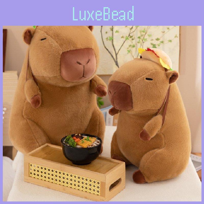 Hamburger Backpack Capybara Plush Toy Room Decoration Children Gifts Christmas