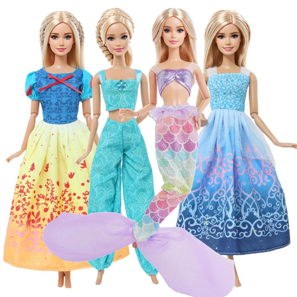 1x Наряды принцессы для куклы, вечерние бальные платья, одежда для 30-сантиметровой куклы, аксессуары 1/6, куклы 11,5 дюймов, игрушка для девочки(НЕТ КУКЛ)