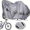 Heavy Duty Waterproof Bike Cover with Adjustable Buckle Straps for Electric Bicycle EVA Bicycle Rain Poncho Dust Cover Protectio